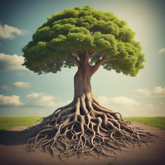 A tree symbolizes the hybrid nature of zero-dividend preferred stock, rooted in debt priority with branches extending to equity