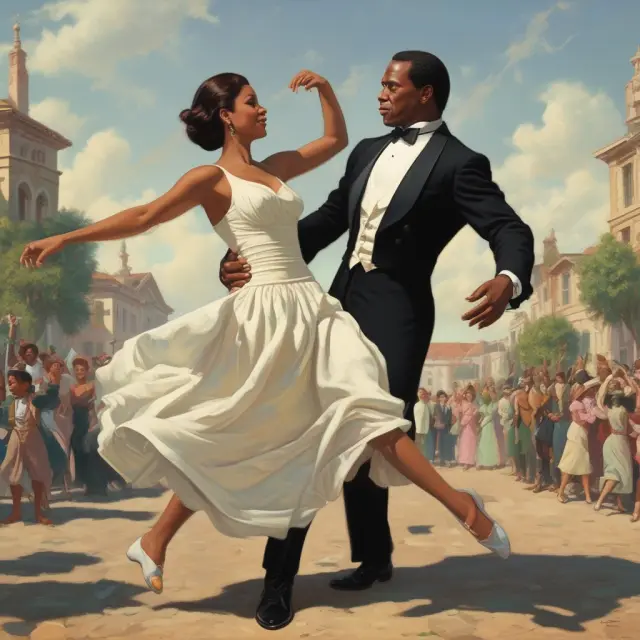Bonds performing a dance, representing the balance of interest-rate sensitive assets and liabilities achieved through immunization strategies.