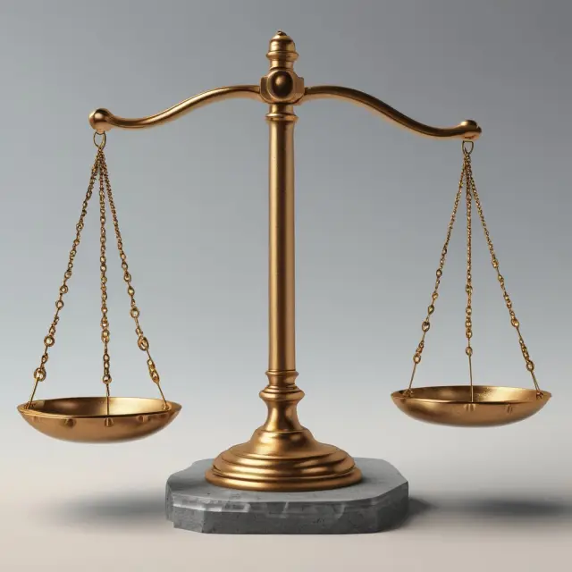 A balanced scale represents a hypothetical Zero-Investment Portfolio with no net investment value