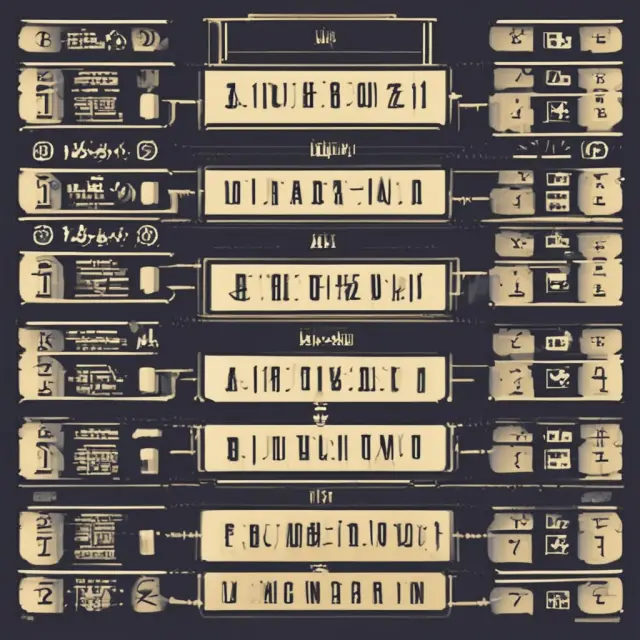 An image representing binary codes as a series of yes (1) or no (0) decisions, symbolizing the fundamental nature of binary codes in computer systems