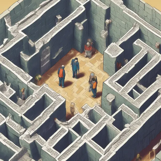 A visualization of the classic prisoner