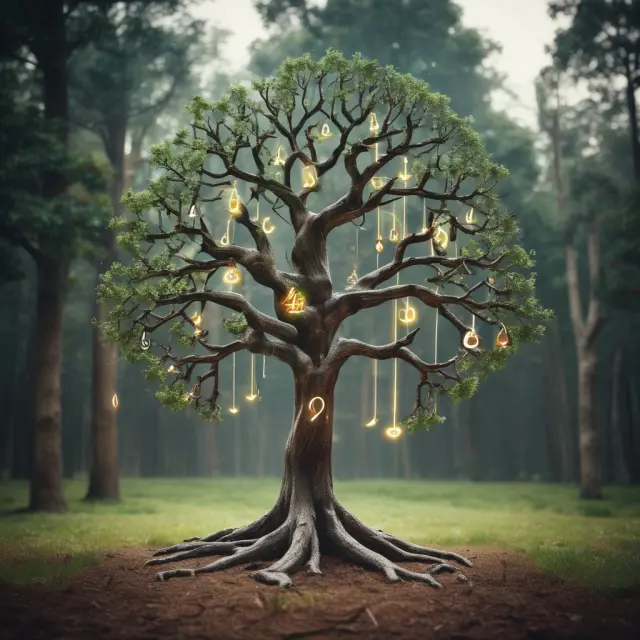 Image of a zero tick merging with an uptick tree to illustrate the difference between two price movements in finance.