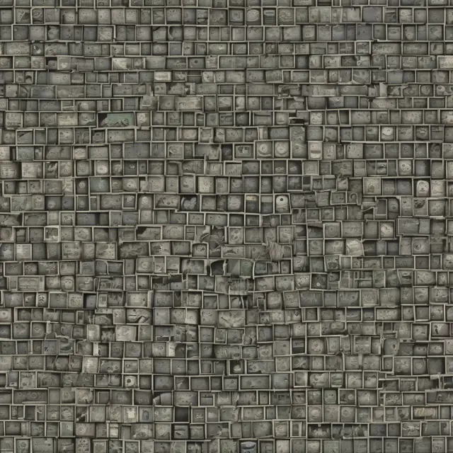A mosaic image depicting decaying buildings representing zombie banks, signifying the economic burden of maintaining insolvent financial entities.