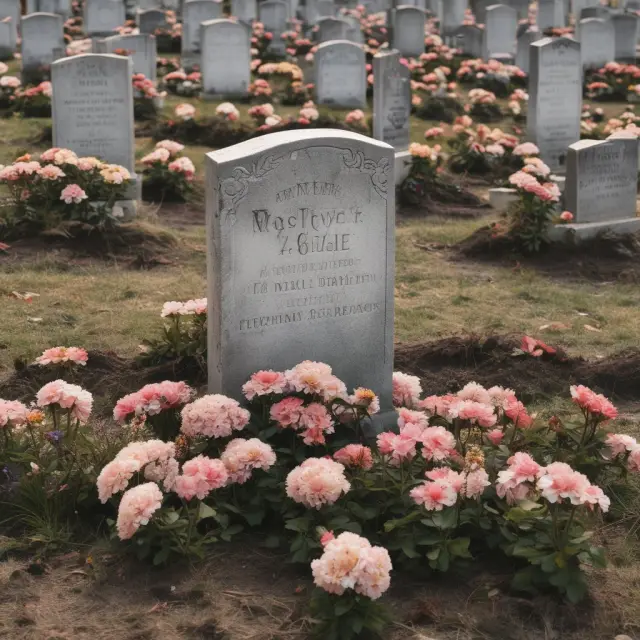 Image of an overgrown, abandoned graveyard filled with wilted flowers symbolizing underperforming ETFs