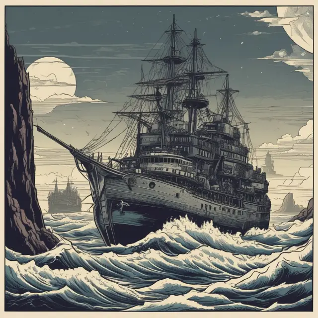 Zomma, represented as a sailor navigating volatile seas, monitors gamma