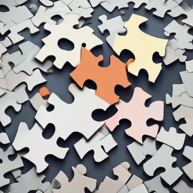 Two interconnected puzzle pieces represent the Zone of Possible Agreement, symbolizing successful collaborations through understanding and compromise.